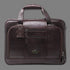 Taha Front Flap Genuine Leather Brown Laptop Bag